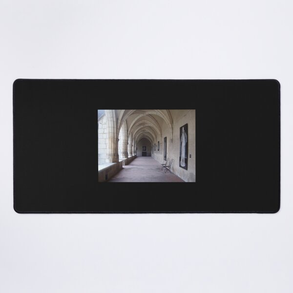 Walkway of Monastere Royal de Brou Desk Mat