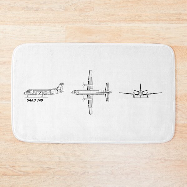 Item preview, Saab 340 Three View designed and sold by Aeronaut93.