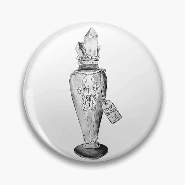 Item preview, Wolf Howles Potion with Crystal Top designed and sold by SureFootedDream.