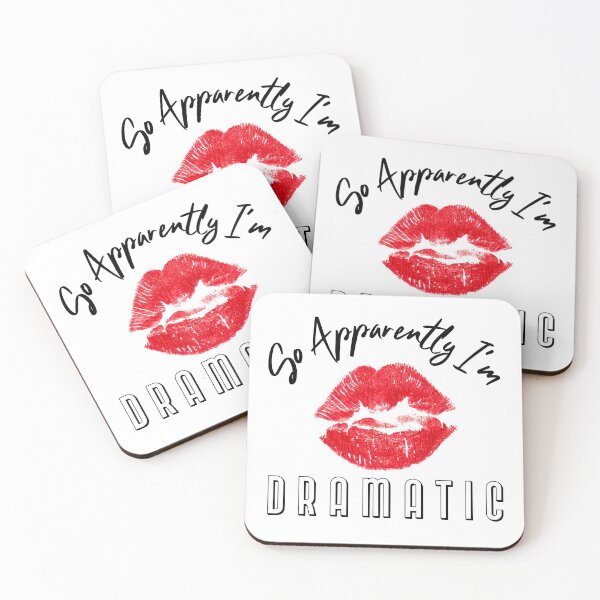 Item preview,  So Apparently I'm Dramatic Red Lipstick Lips designed and sold by Peggy Lindstrom.