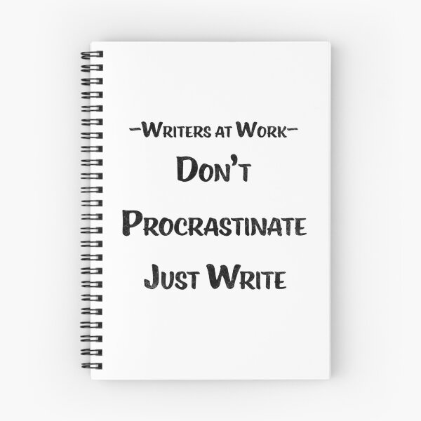 Item preview, Writers at Work: Don't Procrastinate designed and sold by AF Stewart Art Designs.