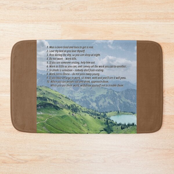 Item preview, Ten Montenegrin Commandments designed and sold by Anon-Moose.