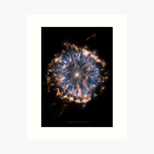 Glowing Eye Nebula HD! Art Print