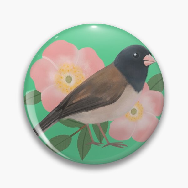 Item preview, BC Junco & Wild Roses designed and sold by Adrielle-art.
