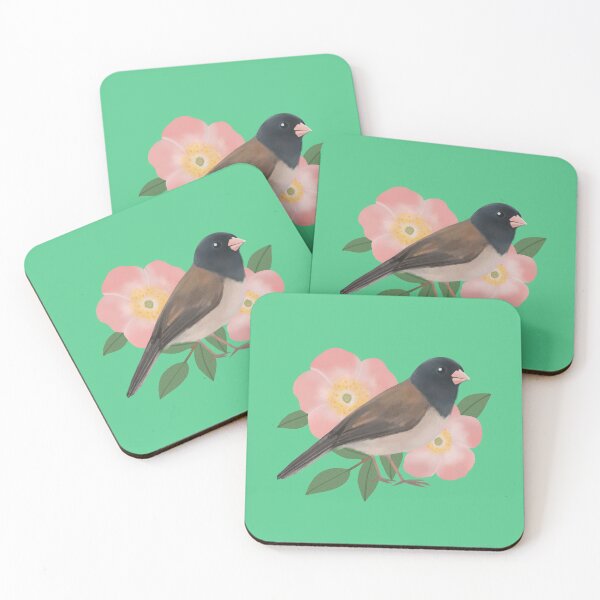 Item preview, BC Junco & Wild Roses designed and sold by Adrielle-art.