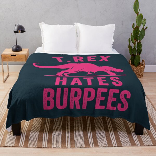 Item preview, T Rex Hates Burpees Baseball designed and sold by DucLuong.
