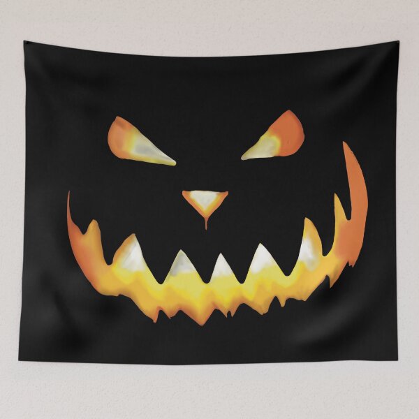 Item preview, Luminous Halloween scary face, carved pumpkin. designed and sold by Shirlei  Barnes.