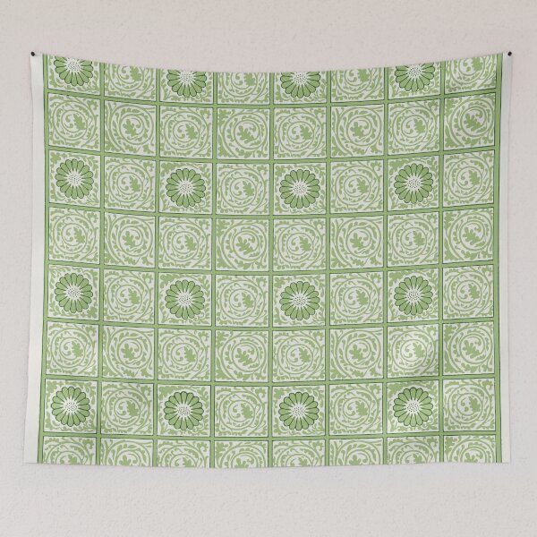 Item preview, Diaper Pattern (1870) by William Morris designed and sold by amrmab.