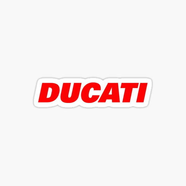 tahu-Ducati-tempene Sticker