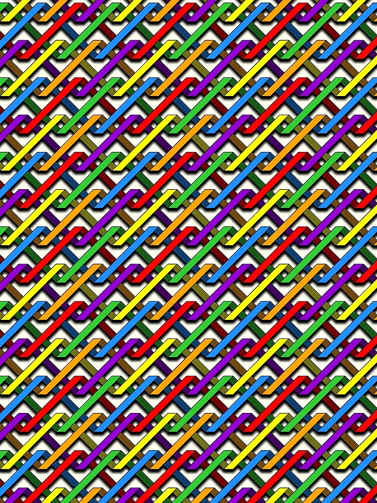 Thumbnail 5 of 5, Graphic T-Shirt, Pride Tangles designed and sold by MathenaArt.