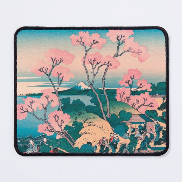 Item preview, Spring Picnic under Cherry Tree Flowers, with Mount Fuji background designed and sold by VintageArchive.