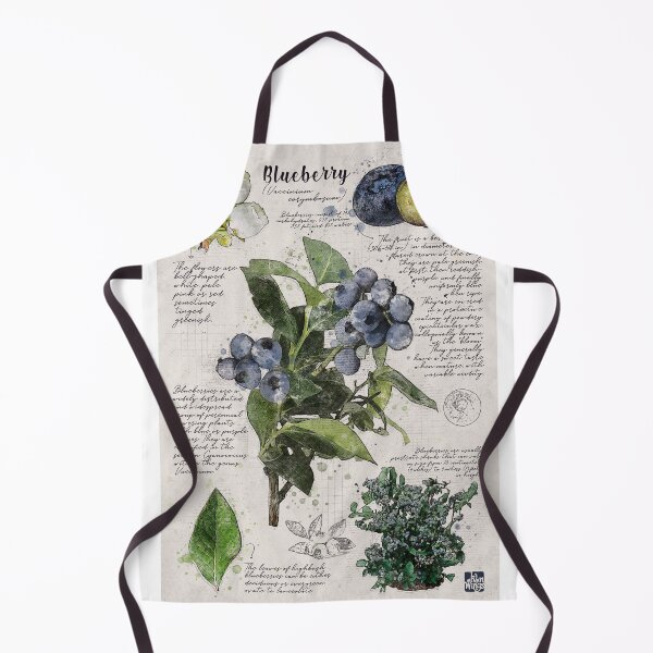 Item preview, Blueberry Vintage Botanical Poster designed and sold by Elvenwings.