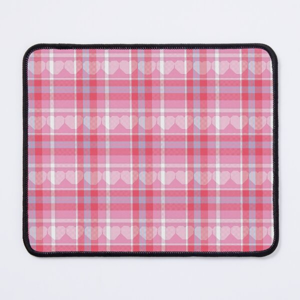Item preview, Valentine Plaid with Hearts Overall Pattern designed and sold by rhombusOnion.