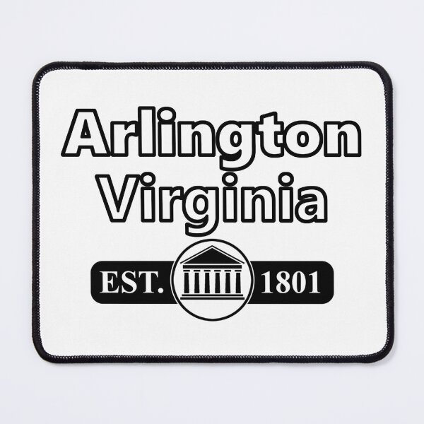 Item preview, Arlington, Virginia Founding - Black designed and sold by WindWardArt.