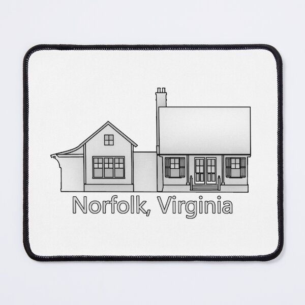 Item preview, Norfolk, Virginia Classic House designed and sold by WindWardArt.