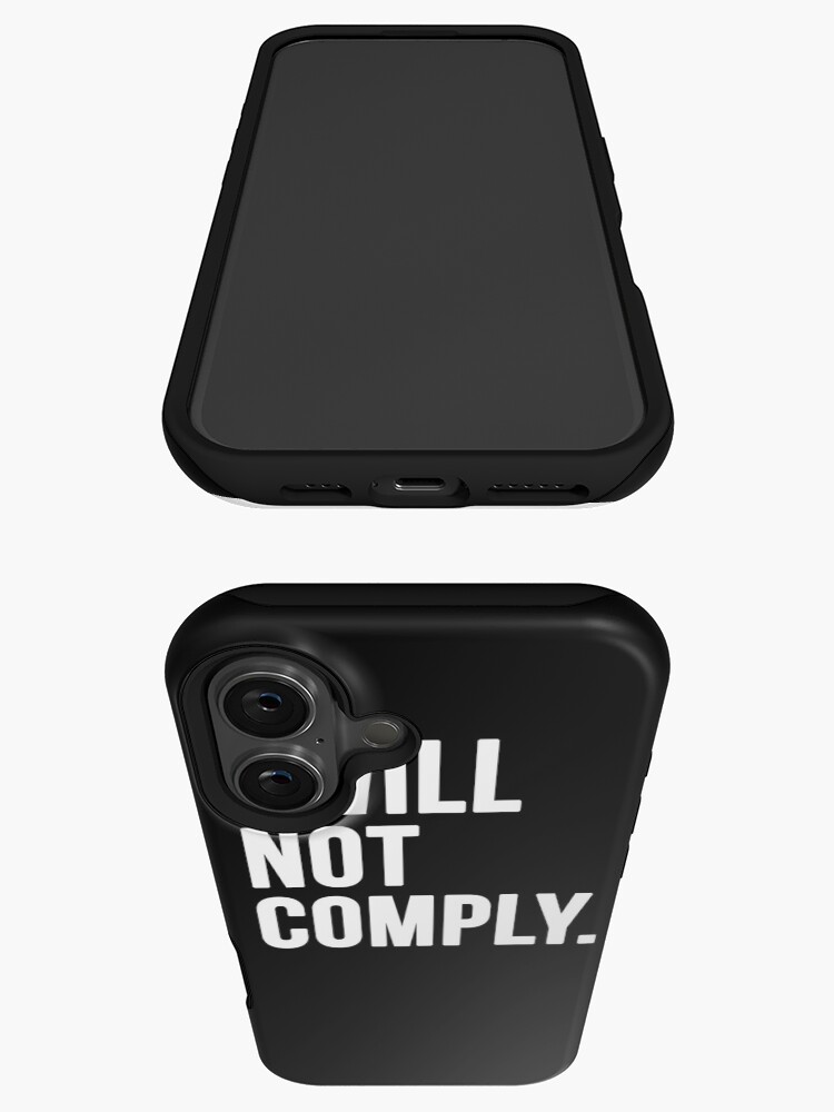 Thumbnail 3 of 4, iPhone Case, I Will Not Comply designed and sold by faithandliberty.