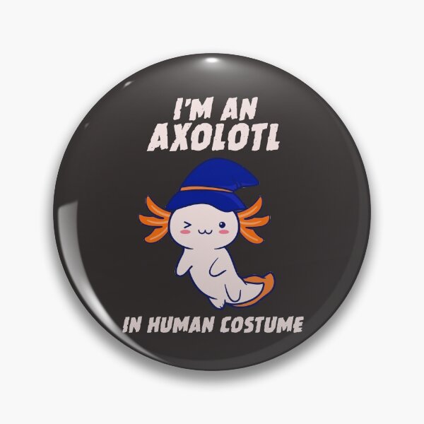 Artikelvorschau, Ich bin ein Axolotl im Menschenkostüm Lustiges Halloween entworfen und verkauft von gkao.