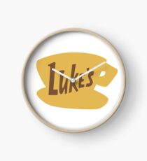 luke's diner logo Clock