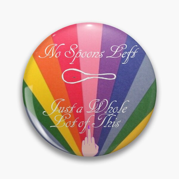Item preview, No spoons just middle finger designed and sold by Rebecca Stuart-Milgate.