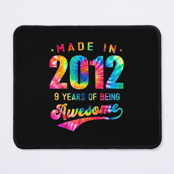 Item preview, 9 Years Old 9th Birthday 2012 Tie Dye Awesome designed and sold by DinashiCorne.