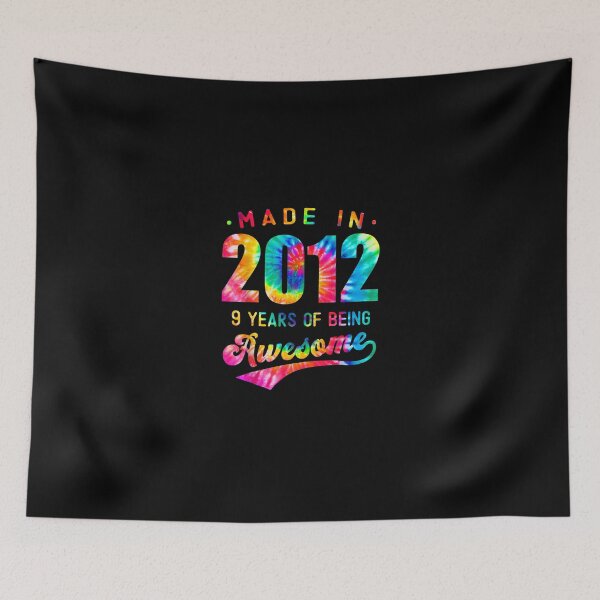 Item preview, 9 Years Old 9th Birthday 2012 Tie Dye Awesome designed and sold by DinashiCorne.