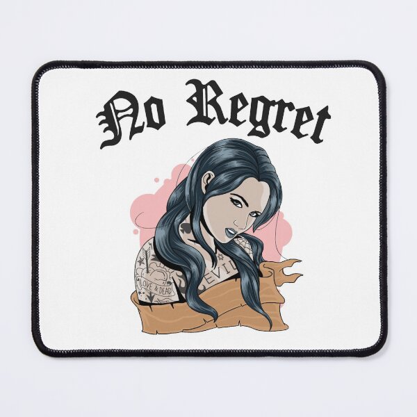 Item preview, No Regret Evil Goth Tattoo Girl designed and sold by darknessjeff86.