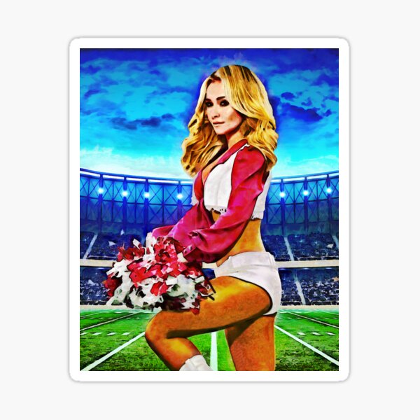 Dallas Cowboys Cheerleader Sticker for Sale by carolineomara