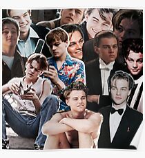 Leonardo Dicaprio Collage Poster