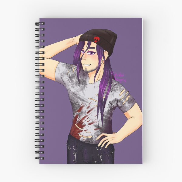 Aperçu de l'œuvre Homme punk violet créée et vendue par SkeletalReigns.