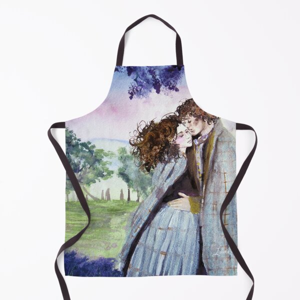 Item preview, Watercolor painting by Laura Rispoli Scottish Highlands Standing Stones Love art designed and sold by Laura-Rispoli.