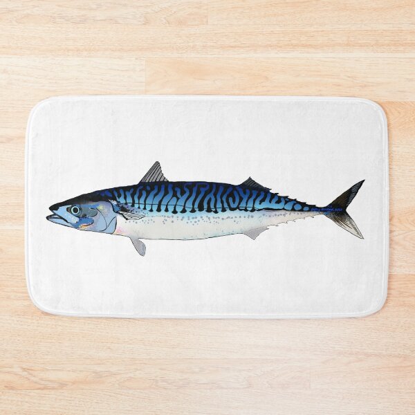 Item preview, Royal Blue Mackerel  designed and sold by Betsy Schrock Studio on Redbubble.