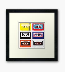 Cassettes Soundtracks Framed Print