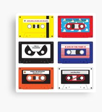 Cassettes Soundtracks Canvas Print