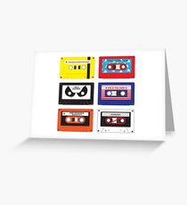 Cassettes Soundtracks Greeting Card