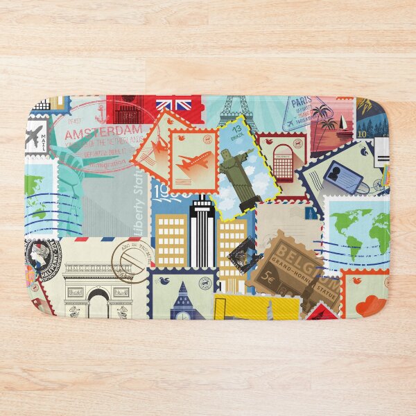 Item preview, Random Stamps Collage designed and sold by Orangegrph.