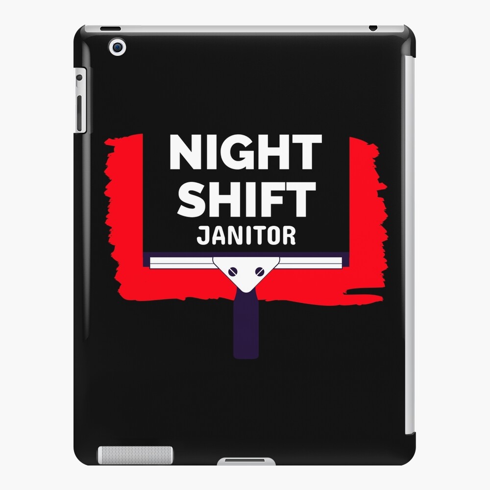 night-shift-janitor-cleaning-crew-ipad-case-skin-for-sale-by