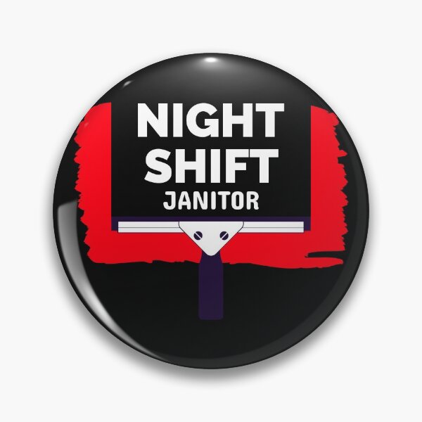 Item preview, Night Shift Janitor Cleaning Crew  designed and sold by BestCoolStuff.