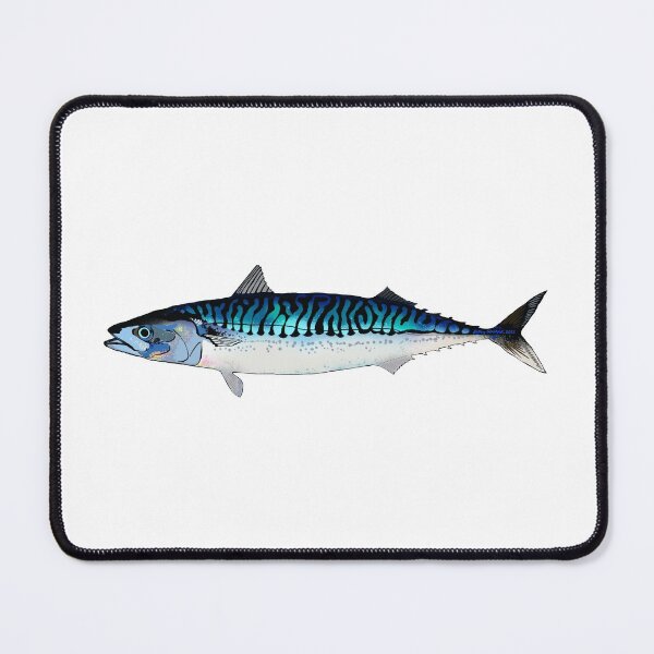 Item preview, Shimmering Mackerel  designed and sold by Betsy Schrock Studio on Redbubble.