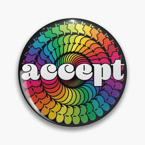 Item preview, Accept everyone's wonderful colorful differences  designed and sold by garzonetto.
