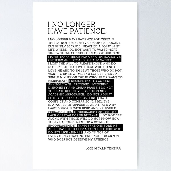 Patience Take That Script Heart Song Lyric Quote Print