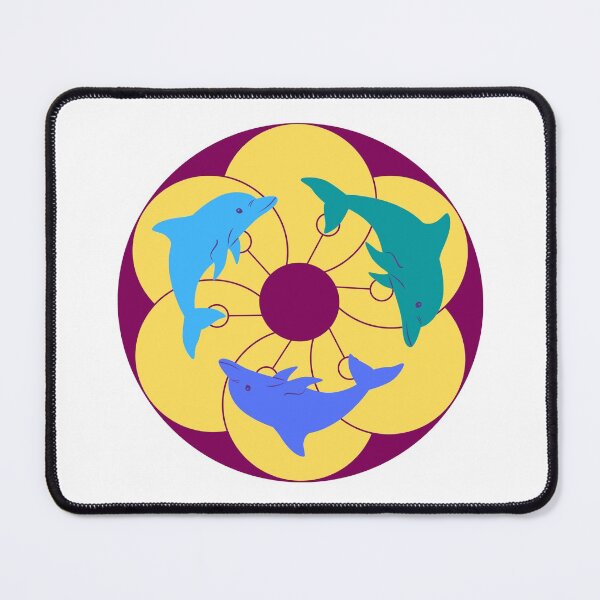 Item preview, Colorful Dolphin Circle - Dolphin designed and sold by Jessi-Sketches.