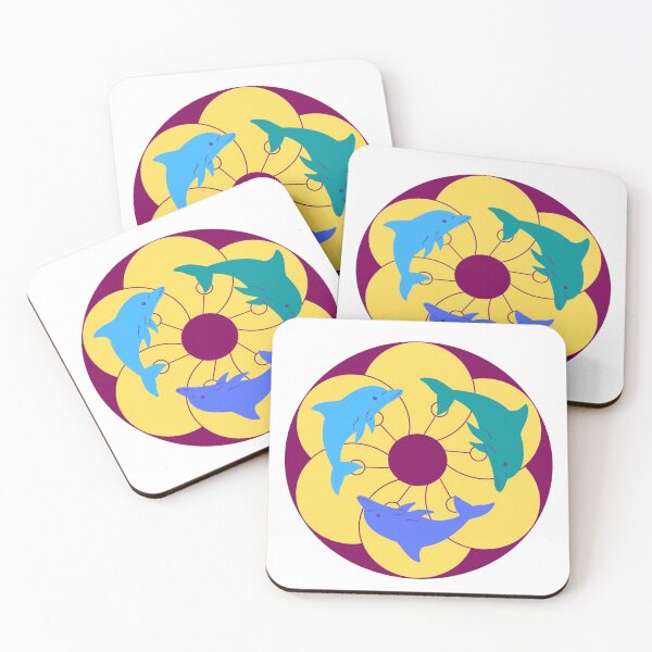 Item preview, Colorful Dolphin Circle - Dolphin designed and sold by Jessi-Sketches.
