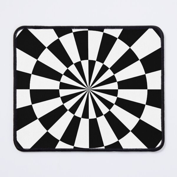 Item preview, Black and White Circular Checkers designed and sold by Stronskyj23.