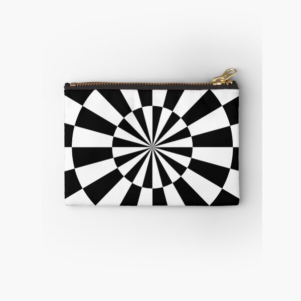 Item preview, Black and White Circular Checkers designed and sold by Stronskyj23.