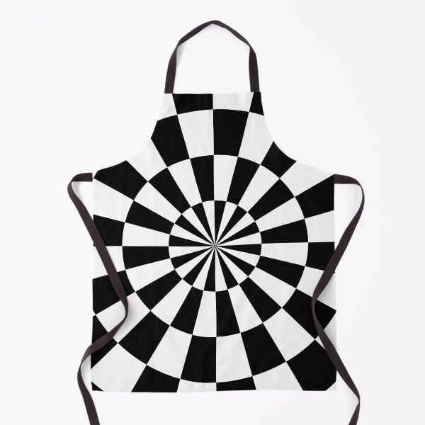 Item preview, Black and White Circular Checkers designed and sold by Stronskyj23.
