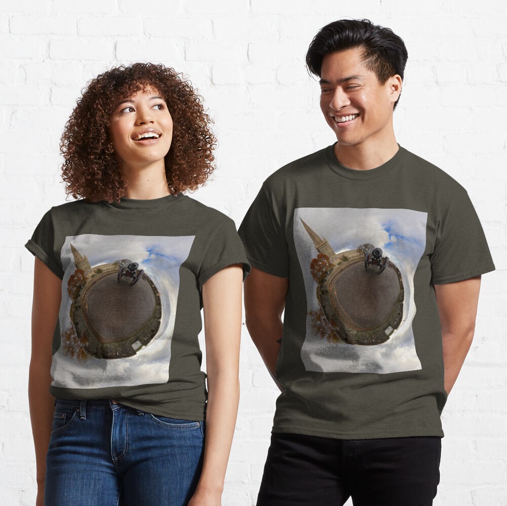 St Columb's Cathedral from Derry's Walls at Church Bastion, Derry Classic T-Shirt