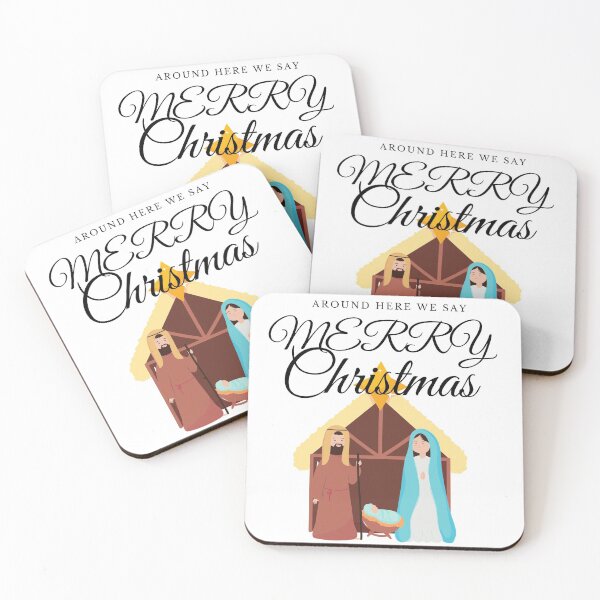 Item preview, Around Here We Say Merry Christmas designed and sold by T-Hand141Homestead.