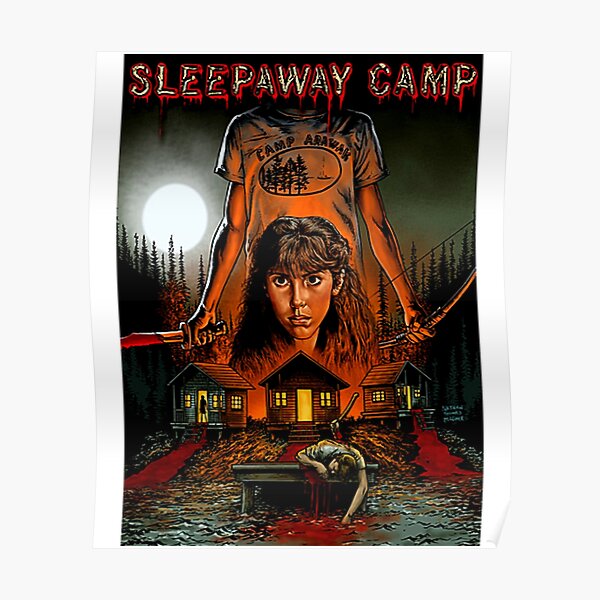 Sleepaway Camp 80s Horror Movie Poster For Sale By Bringup0910 Redbubble