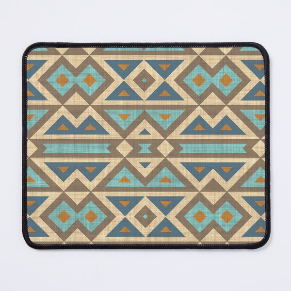 Item preview, Eclectic Native American Indian Mosaic Art Pattern designed and sold by LC Graphic Design Studio.