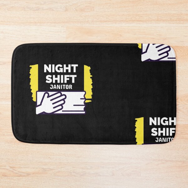 Item preview, Night Shift Janitor Custodian Gift Cleaning Crew designed and sold by BestCoolStuff.